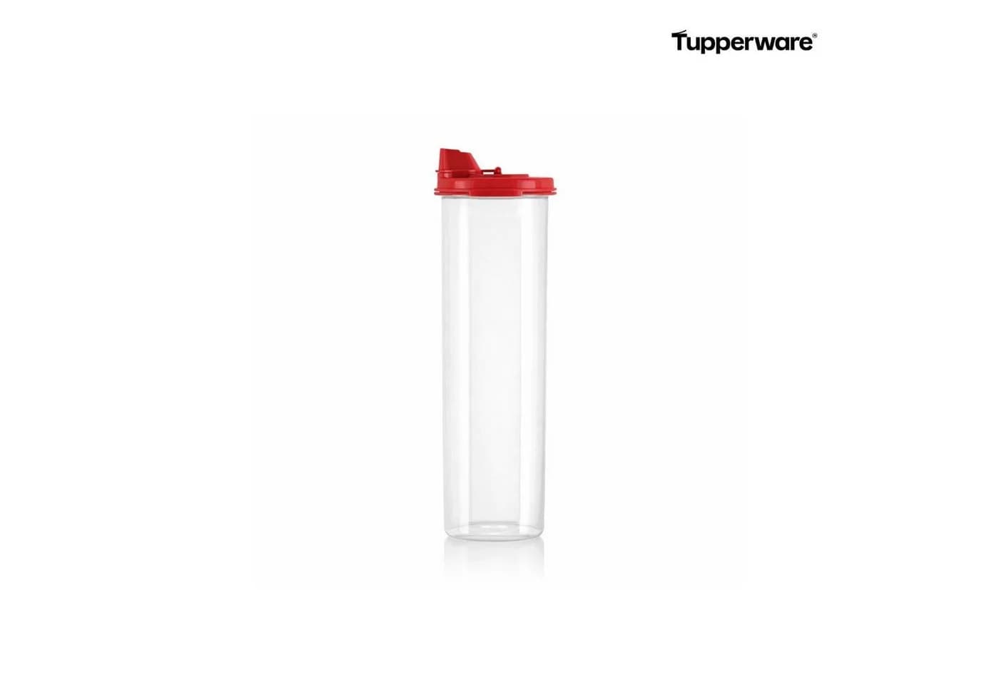 TUPPERWARE Vorratsdose Eidgenosse rund 1,1 L mit Ausgießer transparent