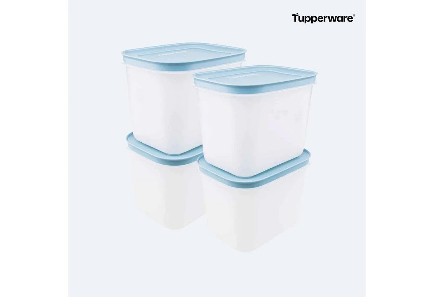TUPPERWARE Vorratsdose Eis-Kristall-Set 1,1 Liter (4er) Transparent