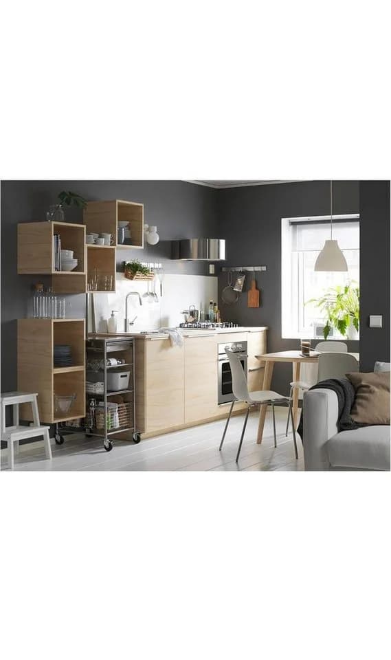 IKEA BEKVÄM Tritthocker 50 cm Weiß