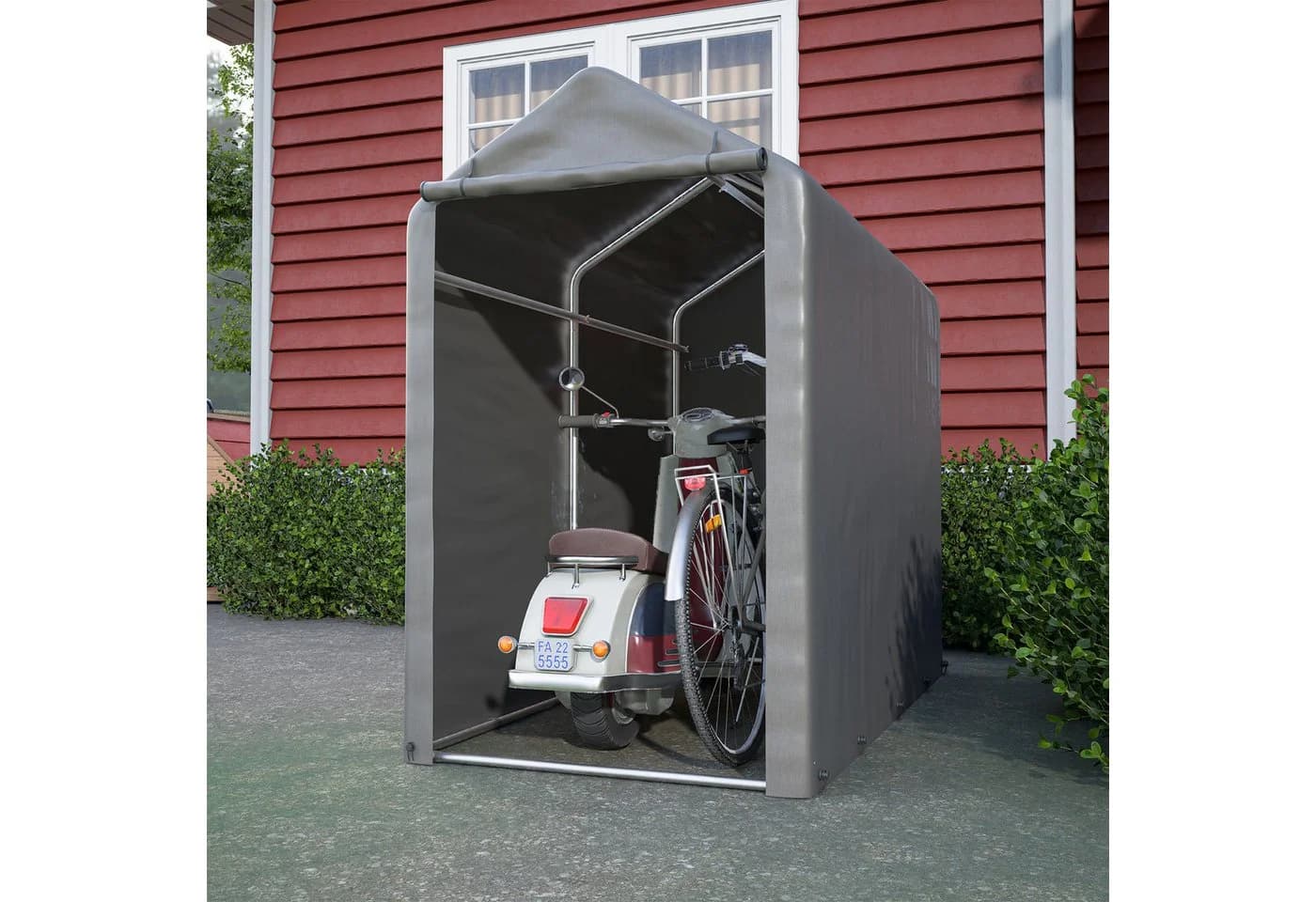 Gerätehaus mit Trapezförmigem Dachdesign - Bild 2