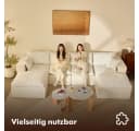LITBIRD Modulares U-Form Sofa 340 cm mit Schlaffunktion Chenille Bild 5