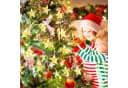 Elegear Lichterkette 144 cm Warmweiß & Bunt 8 Modi LED Weihnachtsdeko Bild 1