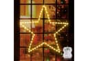 Festliche Lichterkette im Weihnachtsstern-Design Bild 2