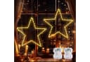 Elegear LED-Lichterkette 50 cm Stern Silber Bild 2