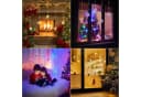Bunte Lichterkette im Weihnachtsstern-Design für Fensterdekoration Bild 5