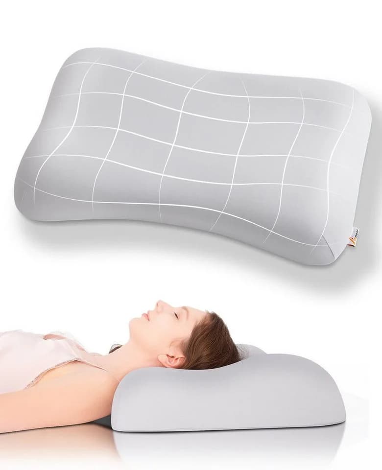 Ergonomisches Nackenstützkissen aus Memory Foam - Bild 2