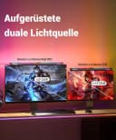 Quntis Schreibtischlampe mit RGB, 40/51cm 2in1 Monitor Lampen für Büro, Jugendzimmer, Studie, Gaming RGB, LED wechselbar, Tageslichtweiß, Variables RGB-Umgebungslicht, pc bildschirmlampe mit einstellbare Farbtemperatur Helligkeit, deko Bild 4