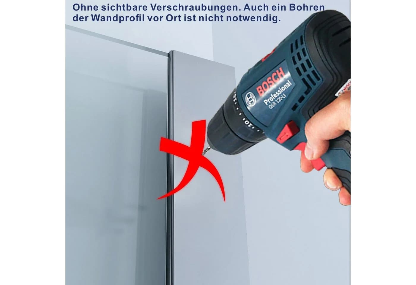 AQUABATOS Runddusche Duschkabine 80x80 90x90 Viertelkreis - Bild 5