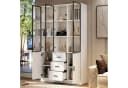 Fine Life Pro Standvitrine Weiß mit Glasfront und LED-Beleuchtung Bild 3