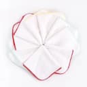 Montegoni Baby Waschlappen 12 Stück Weiß 25x25cm 100% Bambus Bild 1