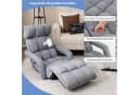 COSTWAY Relaxliege 6-Fach Verstellbar Grau Bild 5