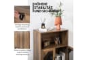 COSTWAY Weinregal Rustikales Braun 11 Flaschen Glashalter Bild 5