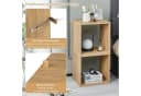 COSTWAY Bücherregal 2er Set stapelbar Holzwerkstoff Bild 5