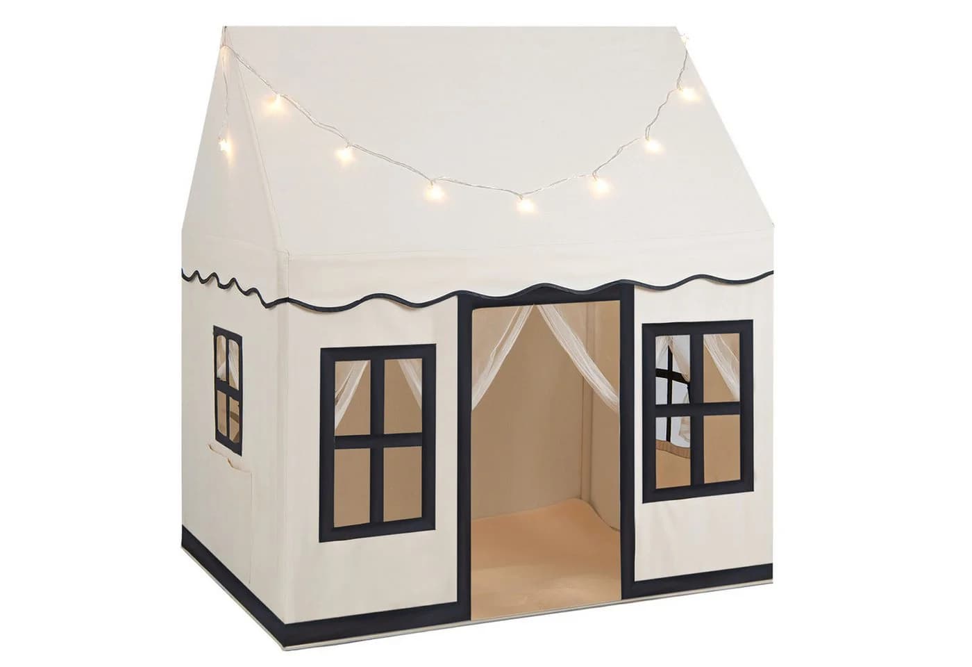 COSTWAY Spielzelt Spielhaus Tipi Zelt Beige - Bild 2