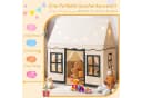COSTWAY Spielzelt Spielhaus Tipi Zelt Beige Bild 5