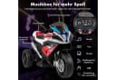 KOMFOTTEU Elektro-Kindermotorrad Rot mit Musik & Scheinwerfer Bild 3