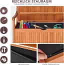 KOMFOTTEU Gartenbank mit Stauraum Akazienholz Bild 4
