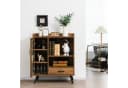 COSTWAY Weinschrank Barschrank Braun mit 8 Flaschenregalen Bild 1