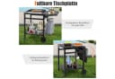COSTWAY Grillablagetisch mit 2 Ablagen, 4 Haken & klappbarer Tischplatte Bild 4