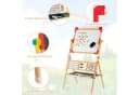 COSTWAY Standtafel Kinder Kreidetafel Holz 3-in-1 Bild 3