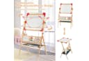 COSTWAY Standtafel Kinder Kreidetafel Holz 3-in-1 Bild 4