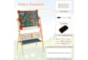 COSTWAY Standtafel Kinder Kreidetafel Holz 3-in-1 Bild 5