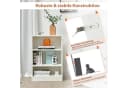 COSTWAY Bücherregal 3 Fächer Weiß Holzwerkstoff Bild 5