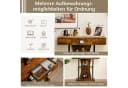 COSTWAY Konsolentisch Schmal mit Schubladen & Ablagen Flurtisch Holz Bild 1