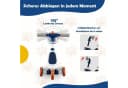 KOMFOTTEU Kinderdreirad 4-in-1 Balance Fahrrad Blau Bild 4