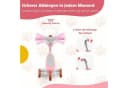 KOMFOTTEU Kinder Dreirad Balance Fahrrad 4-in-1 Rosa Blau Grün Bild 4
