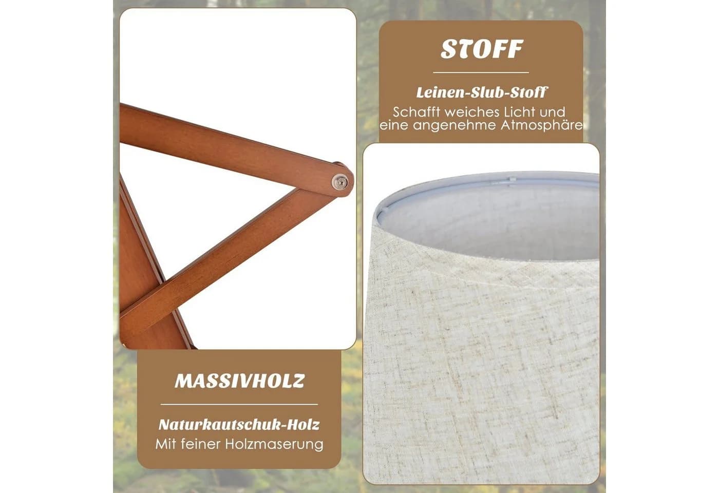 COSTWAY Stehlampe Humanoide Eckleuchte Verstellbare Gelenke - Bild 4