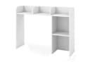 COSTWAY Regal-Schreibtisch mit 4 Ablagen, offenem Fach, bis 45kg, 94x25x74cm Bild 2