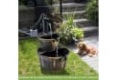COSTWAY Gartenbrunnen Wasserbecken 41x45,5 cm mit Wasserpumpe Bild 1