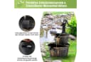 COSTWAY Gartenbrunnen Wasserbecken 41x45,5 cm mit Wasserpumpe Bild 4