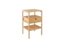 COSTWAY Nachttisch Bambus 40x40x68cm Bild 2