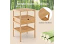 COSTWAY Nachttisch Bambus 40x40x68cm Bild 4