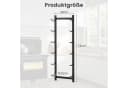 COSTWAY Weinregal Wand Metall Industrial Schwarz Bild 5