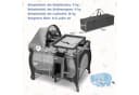 COSTWAY Reisebett 5 in 1 Beistellbett Grau mit Matratze & Spieluhr Bild 4