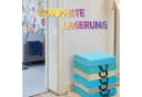 COSTWAY Bodenkissen 6er Set Bunt Kinder Sitzkissen mit Griff & Reißverschluss Bild 5