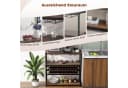 COSTWAY Weinregal Metall 35x101x100cm Bild 3
