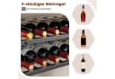 COSTWAY Weinregal Metall 35x101x100cm Bild 4
