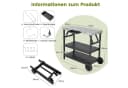 COSTWAY Grillablagetisch Grillwagen Beistelltisch auf Rollen Outdoor Bild 4