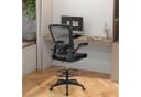 COSTWAY Bürostuhl Sitzhöhe 55-75cm verstellbar, bis 120kg, 360° drehbar Bild 1