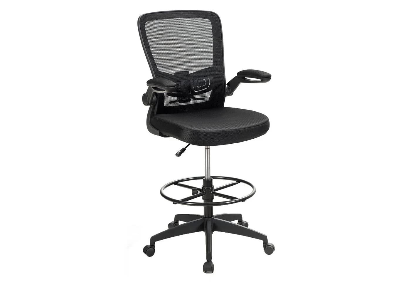 COSTWAY Bürostuhl Sitzhöhe 55-75cm verstellbar, bis 120kg, 360° drehbar - Bild 2