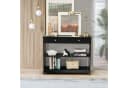 COSTWAY Konsolentisch 3 Ebenen mit Schublade Holz Bild 1