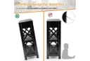 COSTWAY Konsolentisch 3 Ebenen mit Schublade Holz Bild 4