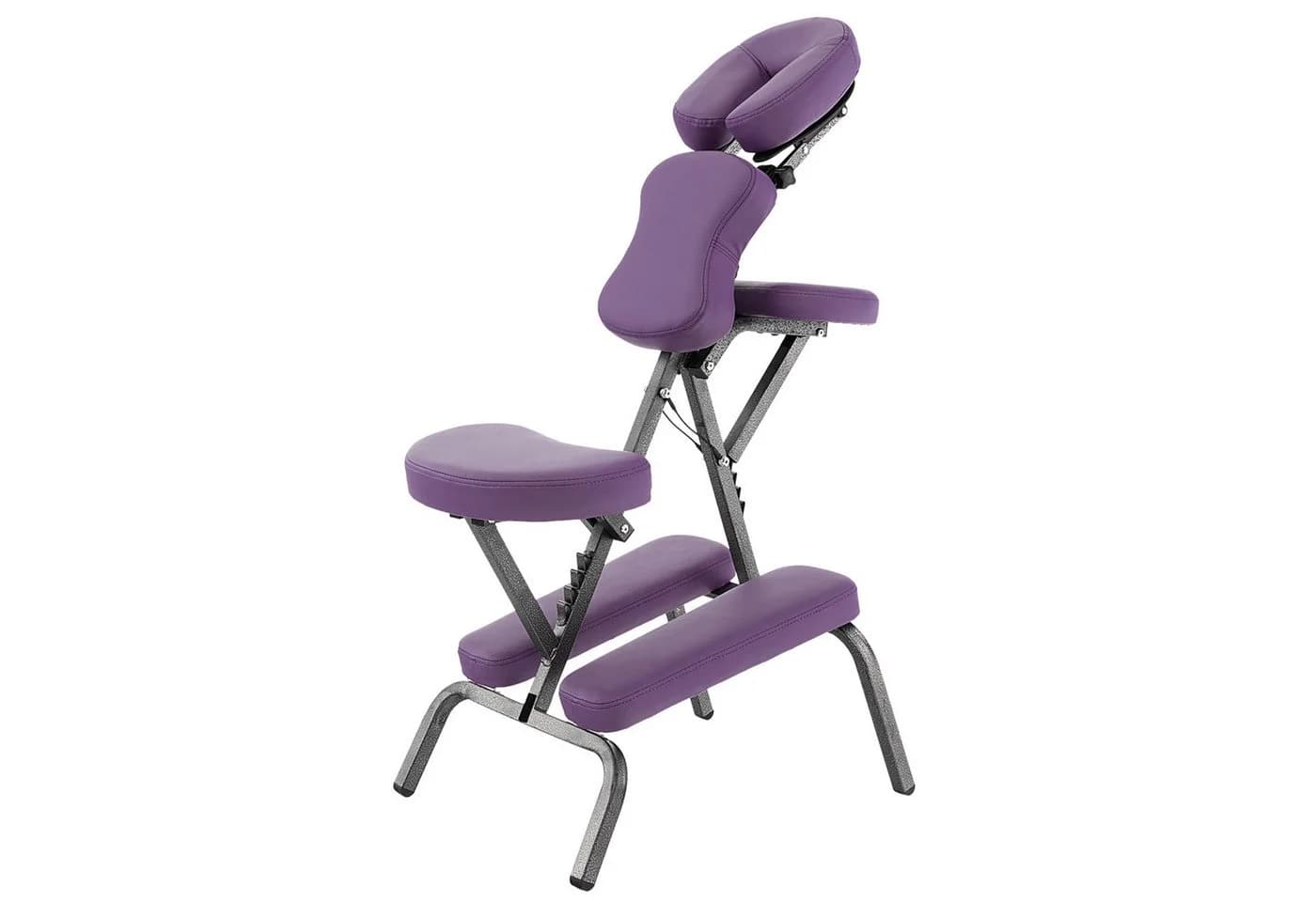 COSTWAY Massagesessel klappbar höhenverstellbar Lila - Bild 2