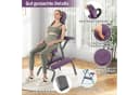 COSTWAY Massagesessel klappbar höhenverstellbar Lila Bild 3