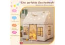 COSTWAY Spielzelt Spielhaus Tipi Zelt Braun Bild 5