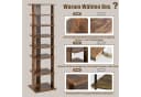 COSTWAY Schuhregal 8-stöckig Holz 110cm Bild 4